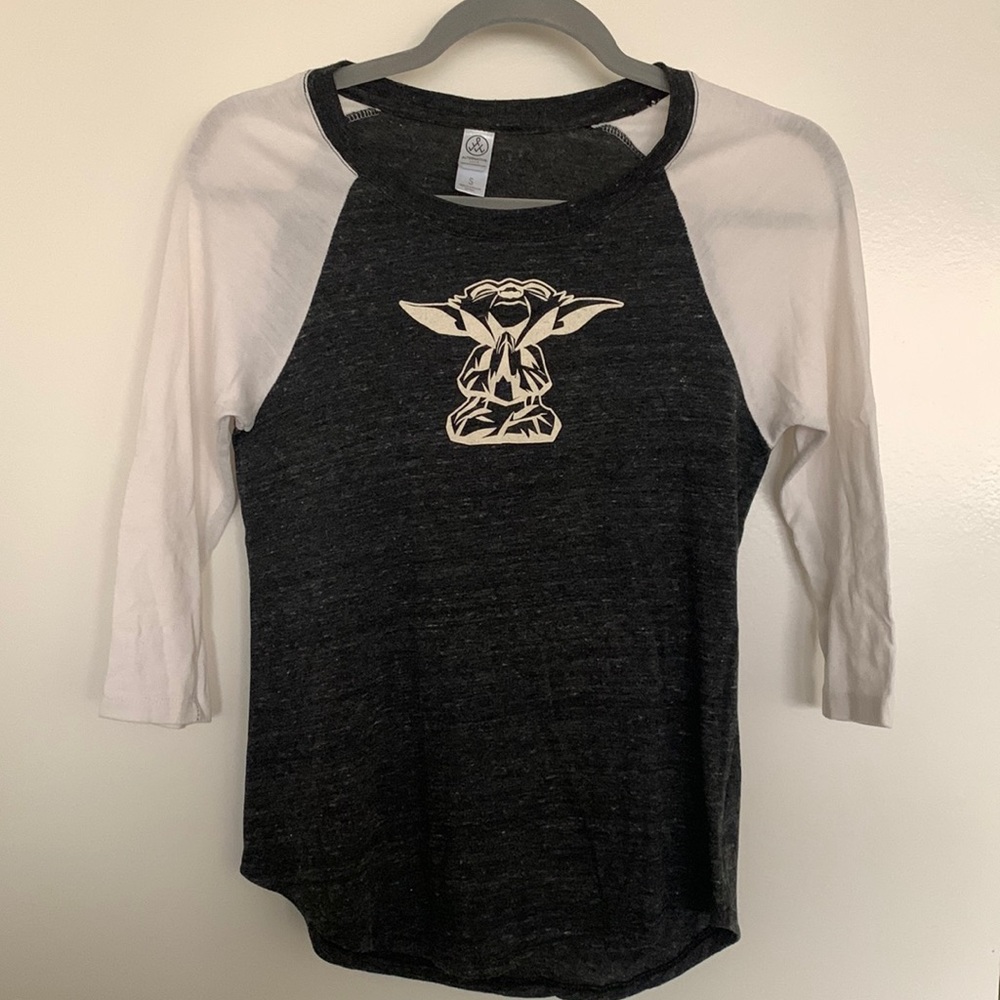 Yoda baseball tee
